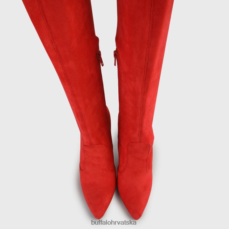 Crvena Buffalo marjorie vegan preko koljena |čizme TDD6T104